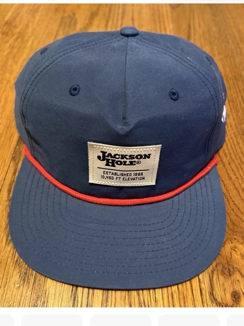 Jackson Hole Wyoming Hat Blue Rope Hat